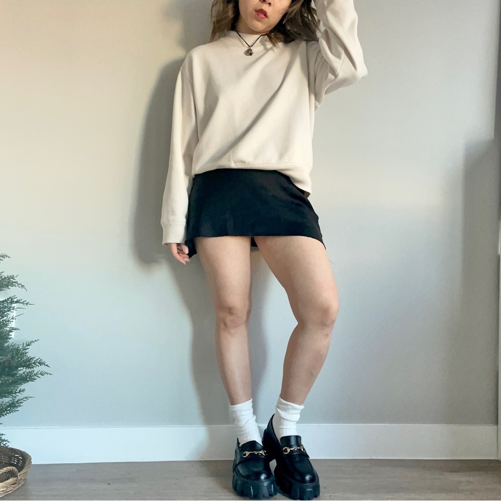 White Cotton Sweater, Off-white T-shirt